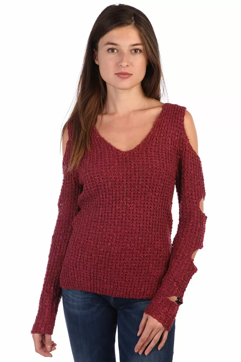 

Свитер женский MISS ME! MMSW0018L BRGNDY RED красный M, MMSW0018L BRGNDY RED