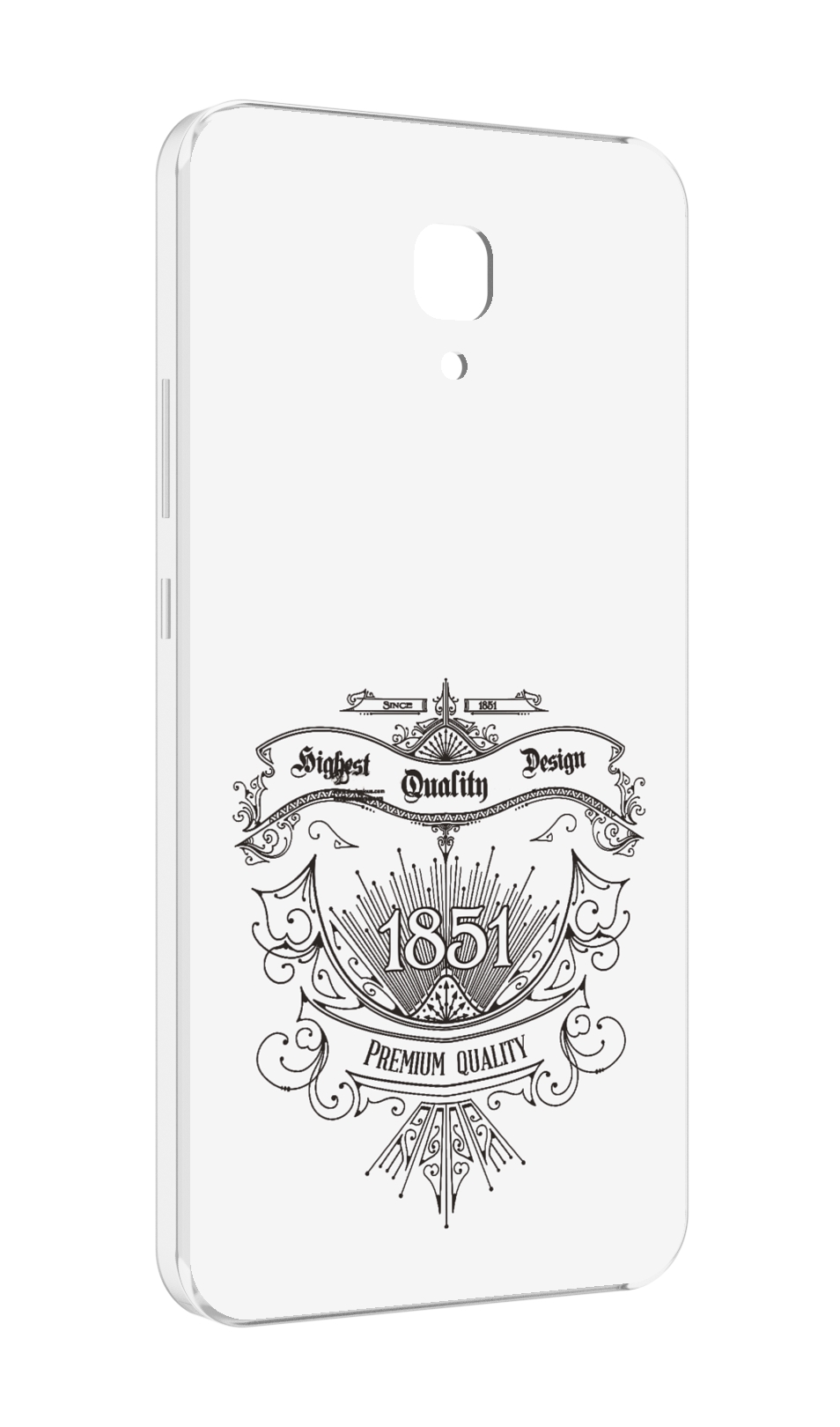 

Чехол MyPads логотип 1851 год для Meizu M5 Note, Прозрачный, Tocco