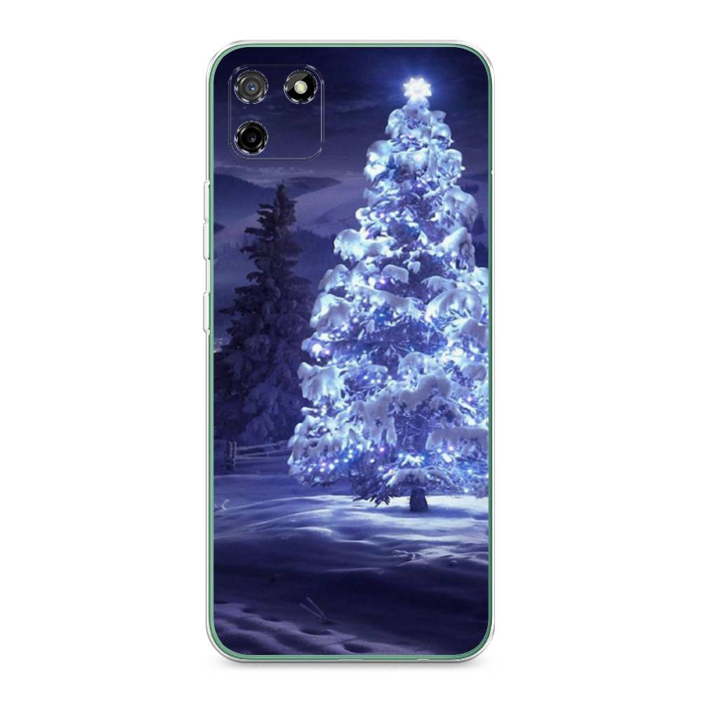 

Чехол на Realme C11 2020 "Зима 4", Синий;черный;белый, 253850-2