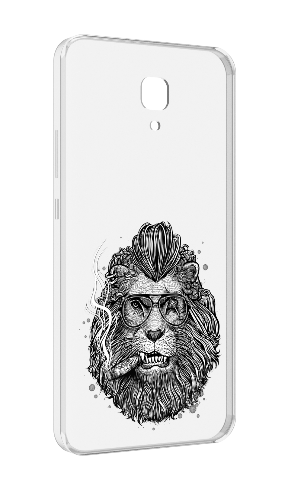 

Чехол MyPads курящий лев для Meizu M5 Note, Прозрачный, Tocco