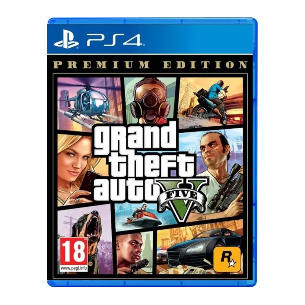 

Игра для приставки Sony PlayStation 4 GTA 5 Premium Edition субтитры, GTA 5