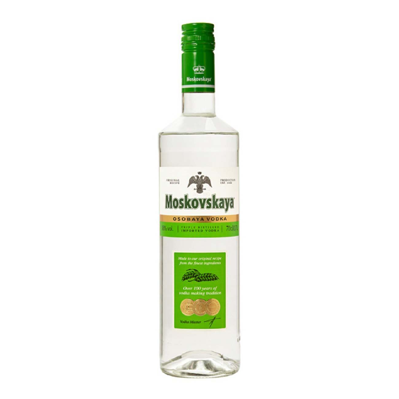 

Водка Moskovskaya Особая 40% 0,5 л