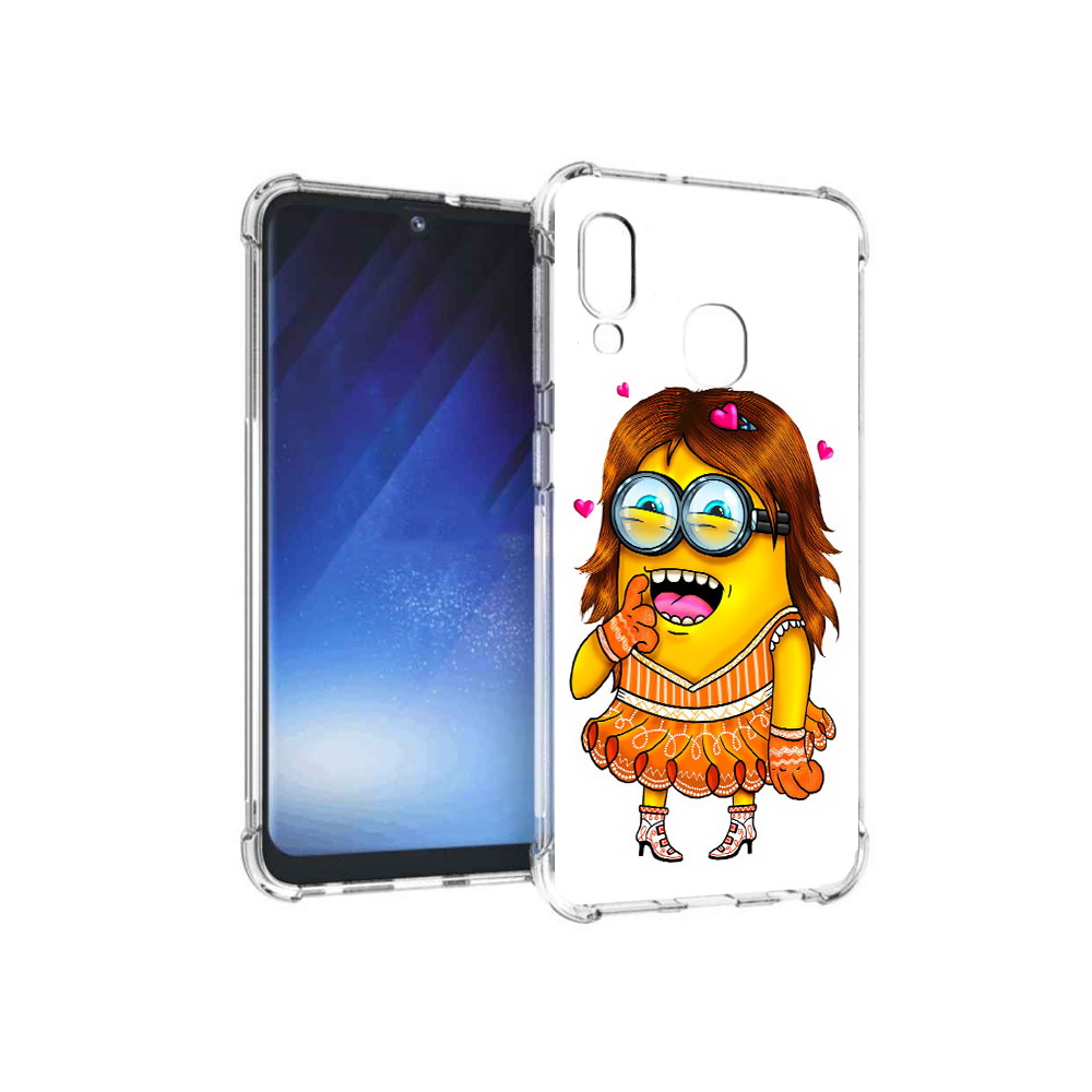 

Чехол MyPads Tocco для Samsung Galaxy A20e Миньон девочка (PT133424.505.116), Прозрачный, Tocco
