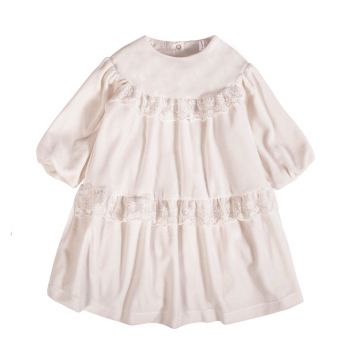 фото Платье детское для девочек мамуляндия 20-1015 зайка цвет белый размер 104