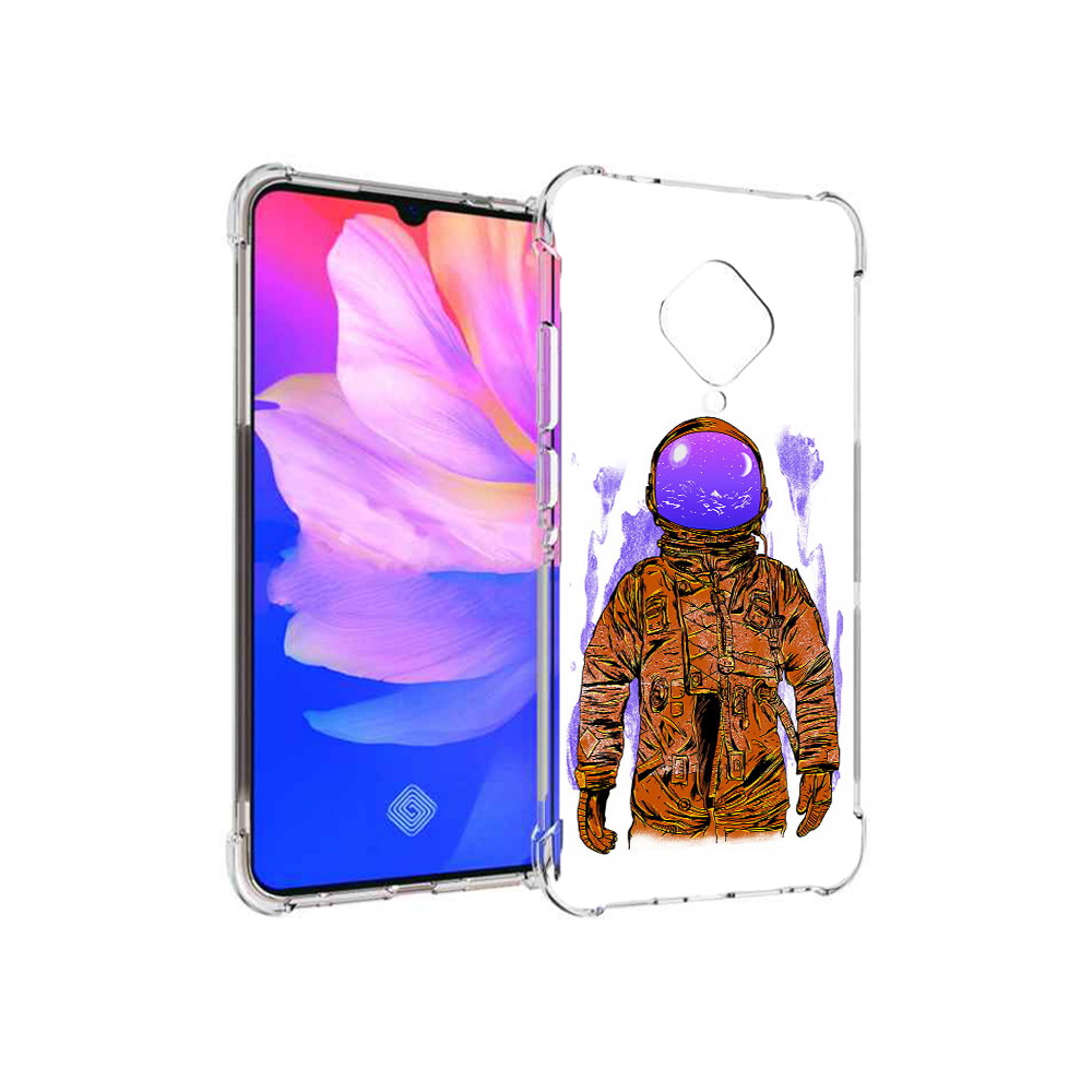 

Чехол MyPads Tocco для Vivo V17 нарисованный мужчина в скафандре (PT147343.378.510), Прозрачный, Tocco