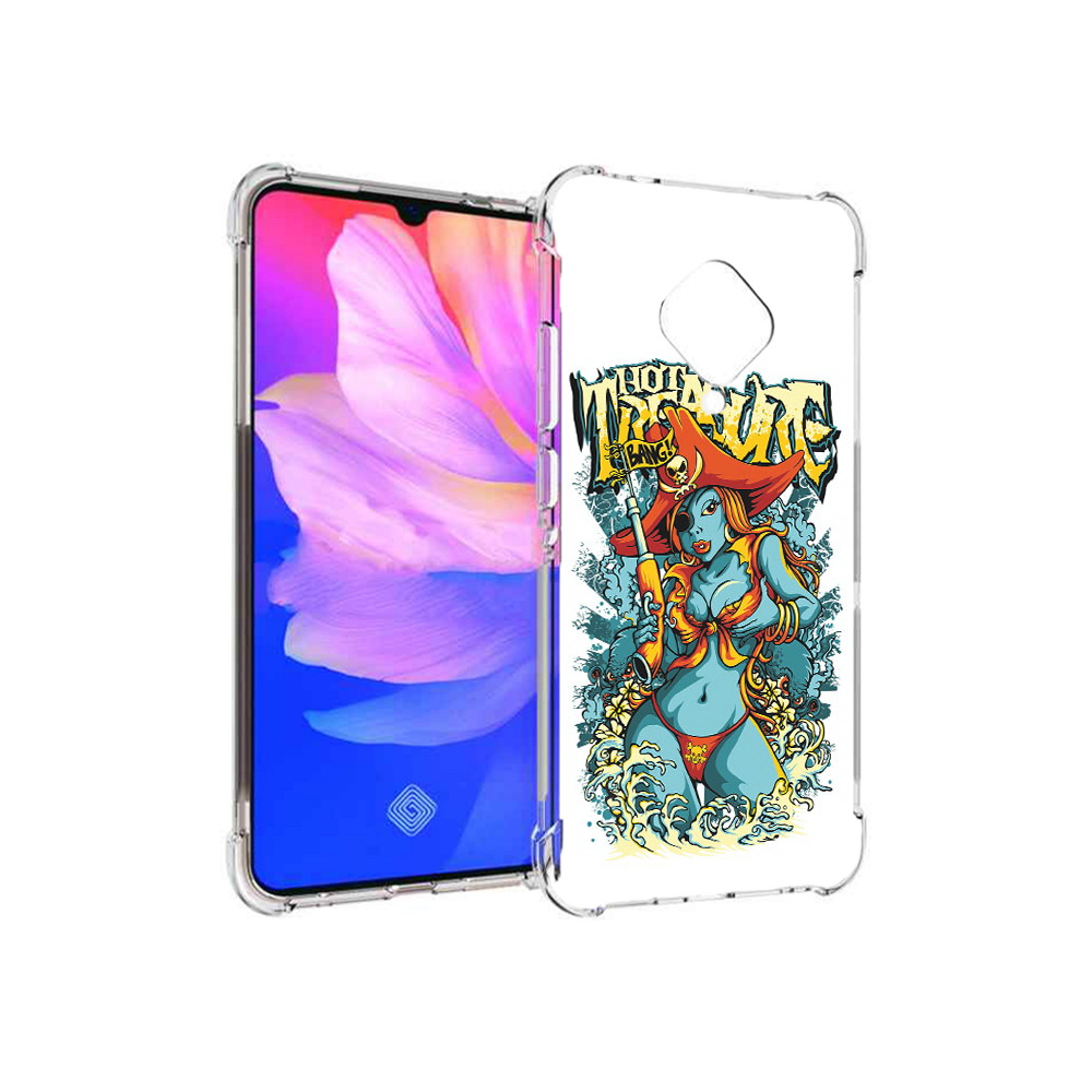 

Чехол MyPads Tocco для Vivo V17 нарисованная синяя девушка комикс (PT147343.378.504), Прозрачный, Tocco