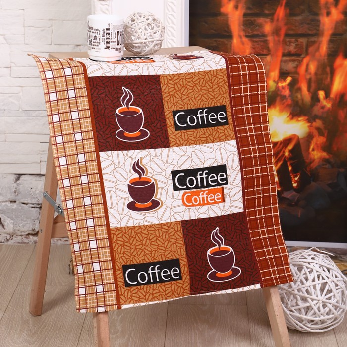 

Полотенце 50х60 см, Coffee, вафля, 170 гр/м2, хлопок 100%