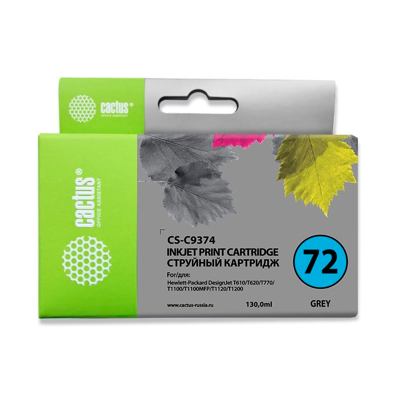 

Картридж для струйного принтера CACTUS (CS-C9374) серый, совместимый