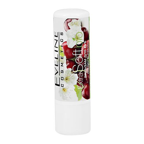 

Бальзам для губ EVELINE EXTRA SOFT BIO со вкусом вишни 4,5 г, Прозрачный, BIO
