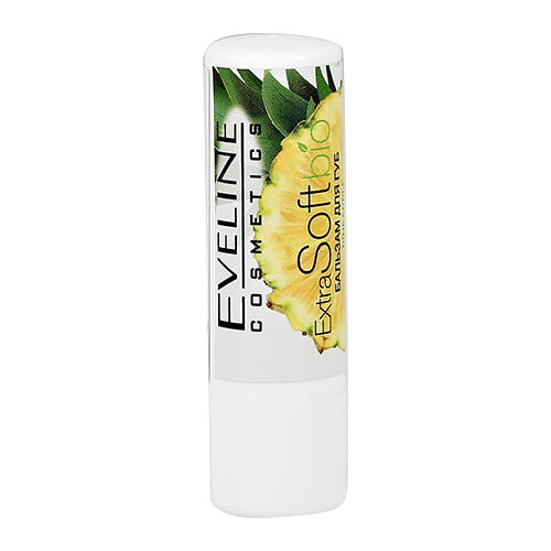 

Бальзам для губ EVELINE EXTRA SOFT BIO со вкусом ананаса 4,5 г, Прозрачный, BIO