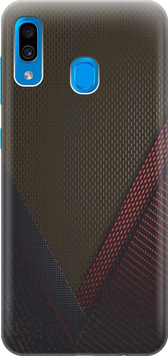 

Силиконовый чехол на Samsung Galaxy A20/A30 с принтом "Полотна", Красный;черный, 2843