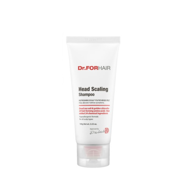 фото Шампунь для глубокого очищения dr.forhair head scaling shampoo 100 мл dr. forhair