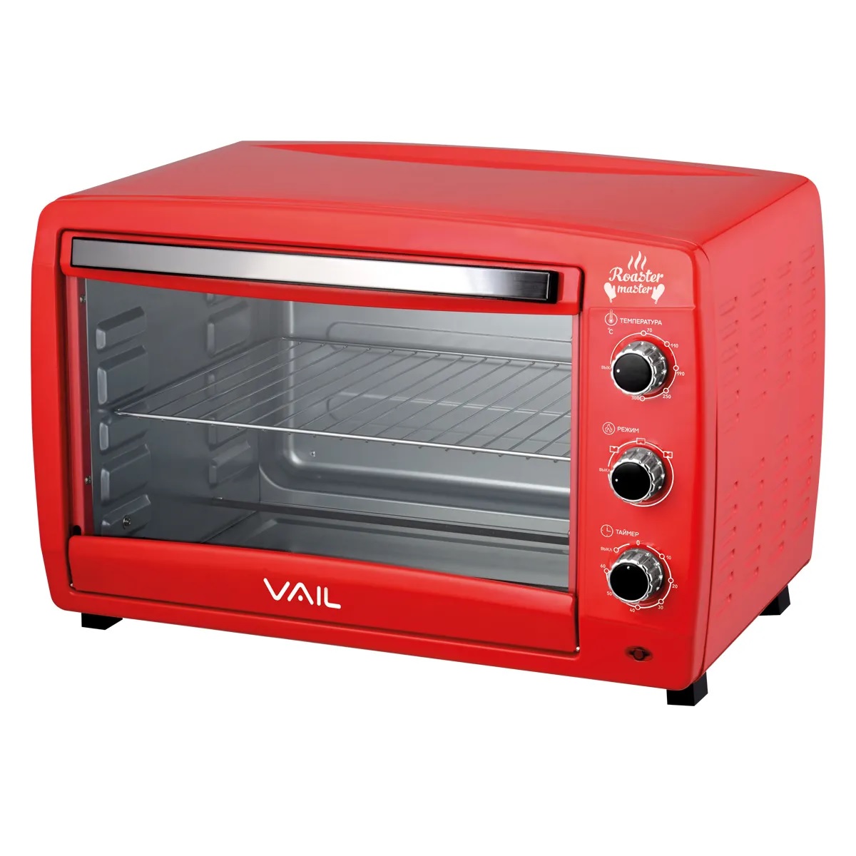 фото Мини-печь vail vl-5001 red