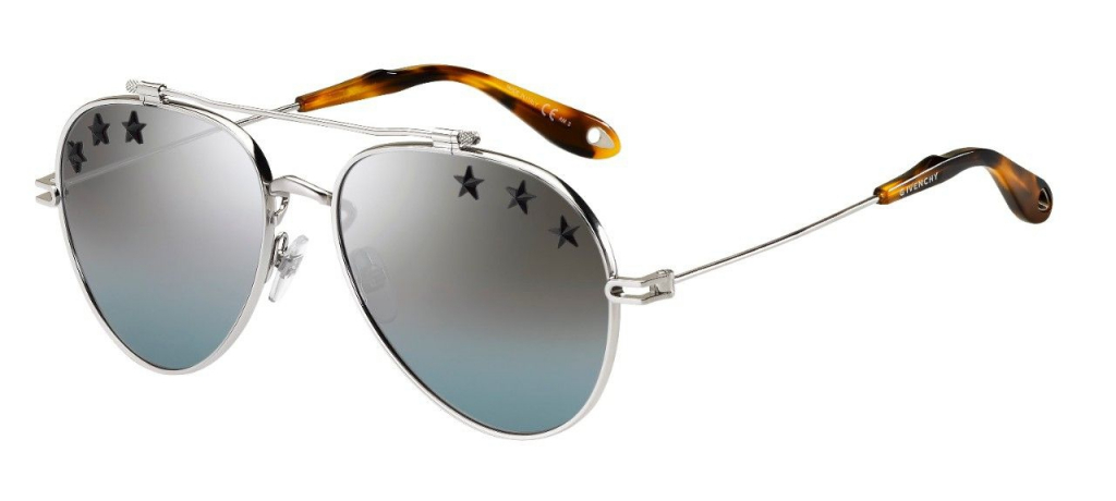 фото Солнцезащитные очки унисекс givenchy gv 7057/stars серебристые