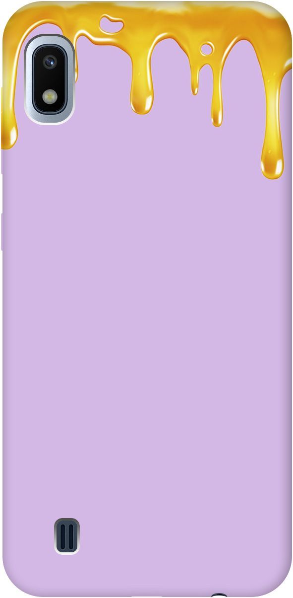 

Чехол на Samsung Galaxy A10 Silky Touch Premium с принтом "Honey" сиреневый, Фиолетовый;оранжевый, 2498