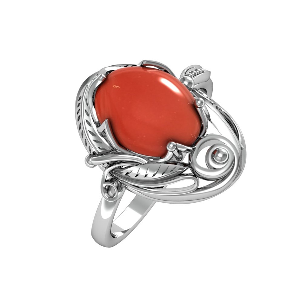 

Кольцо из серебра р. 16,5 ПРИВОЛЖСКИЙ ЮВЕЛИР 233698-SR, сердолик, 233698-SR