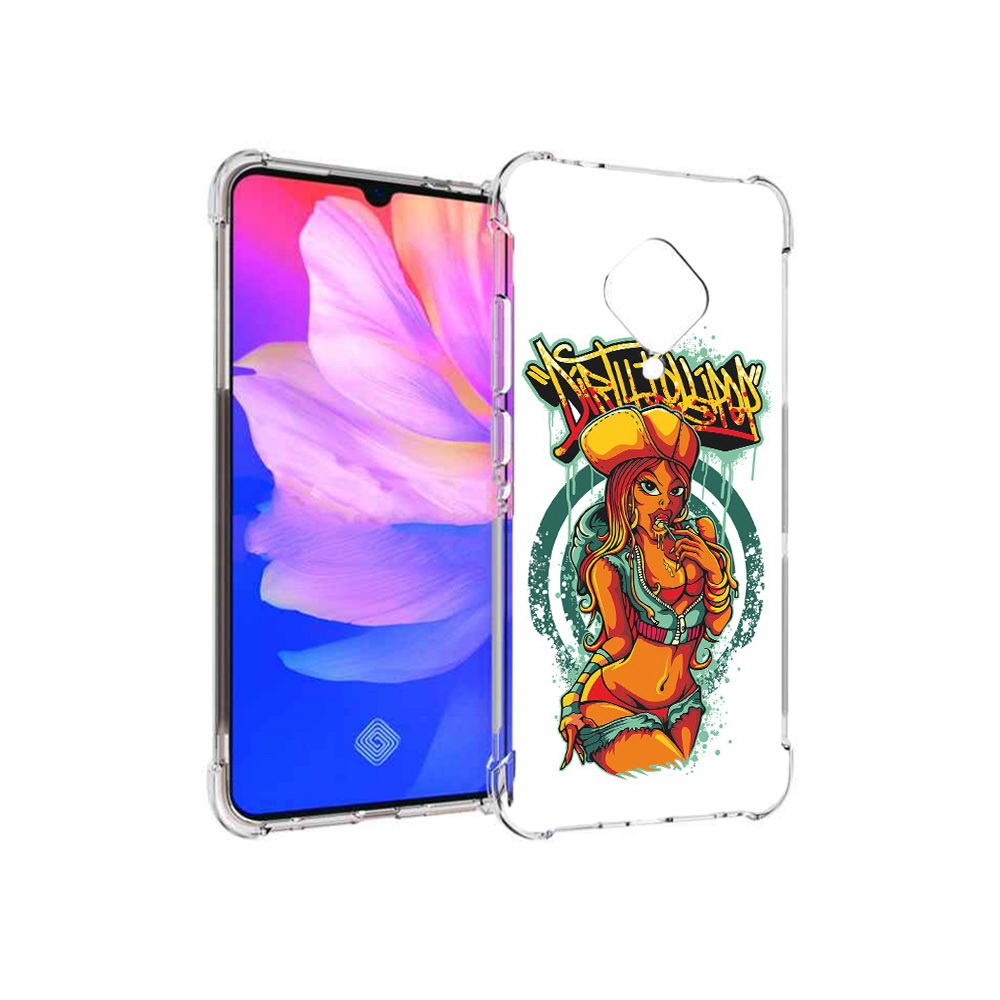

Чехол MyPads Tocco для Vivo V17 нарисованная девушка комикс (PT147343.378.500), Прозрачный, Tocco