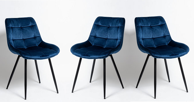 

Стул La Room UDC 21074 21074,3 синий, синий, UDC 21074