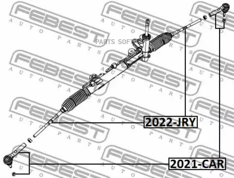 

FEBEST Рул. тяга CHRYSLER SEBRING II 2006-2010 FEBEST 2022-JRY