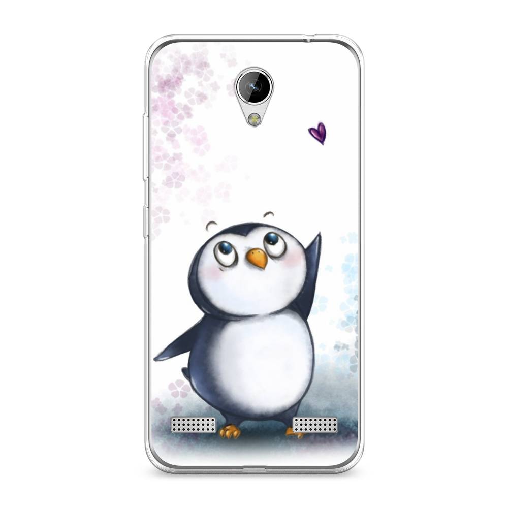 

Чехол Awog на ZTE Blade A520 / ЗТЕ Блэйд A520 "Пингвин и сердечко", 132050-1