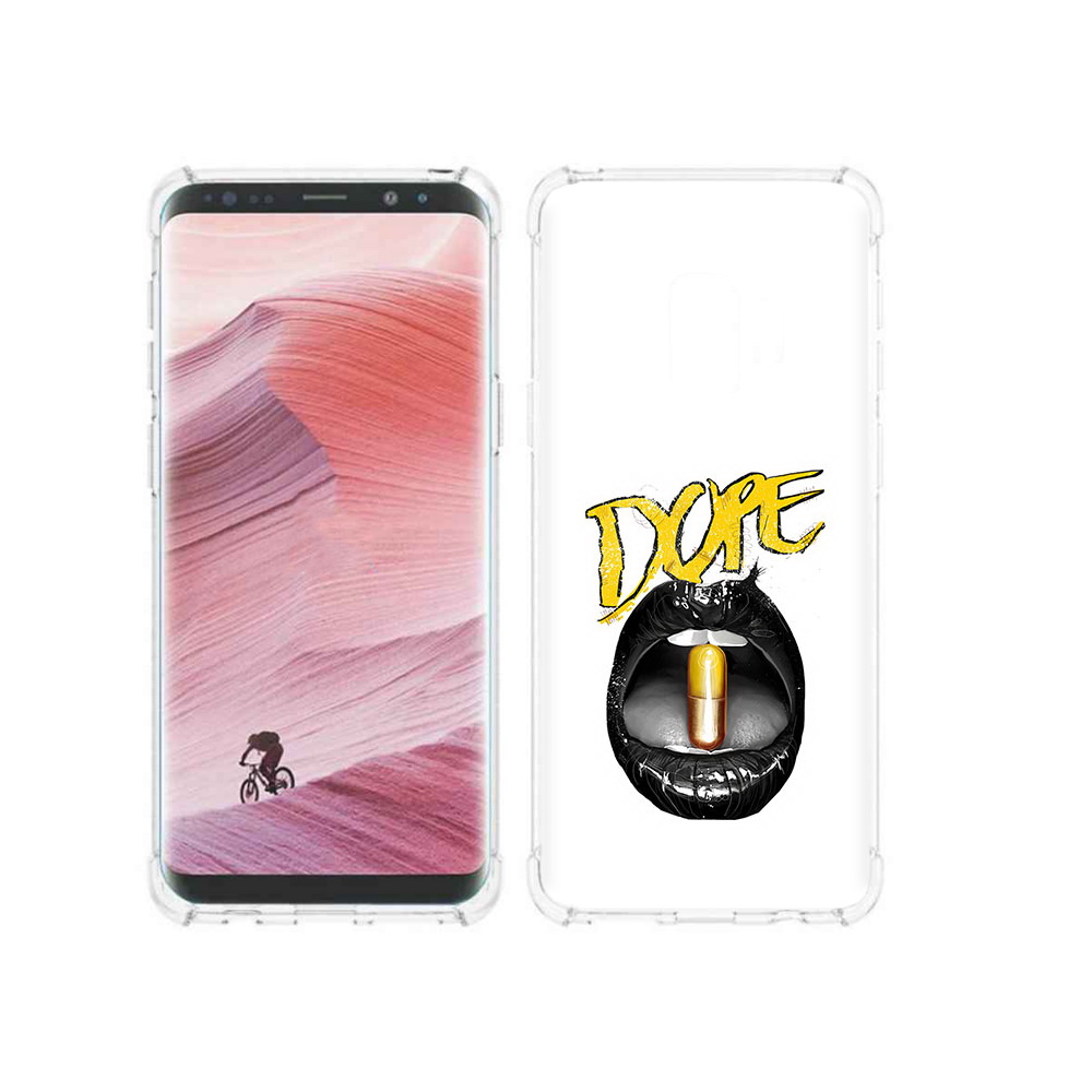 

Чехол MyPads Tocco для Samsung Galaxy S9 губы (PT101623.567.303), Прозрачный, Tocco