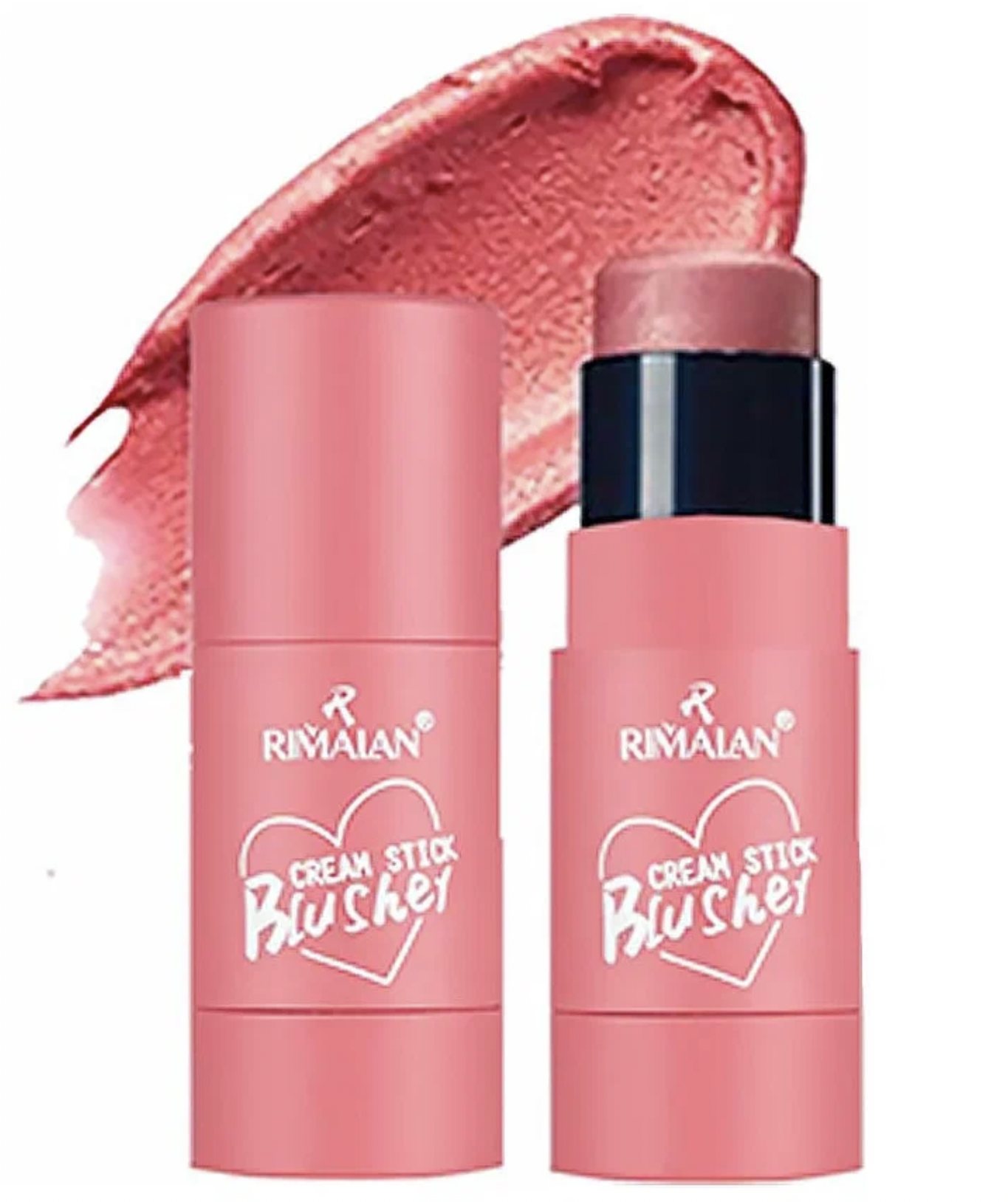 Румяна для лица RIMALAN крем-стик Cream Stick Blusher тон 02 Яркий розовый 8 г акрил pebeo studio 100 мл розовый яркий