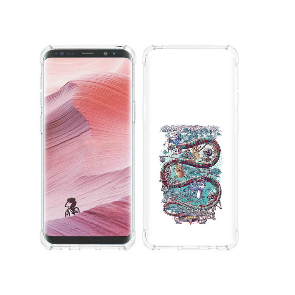 Чехол MyPads Tocco для Samsung Galaxy S9 время приключений страшилка (PT101623.567.280)