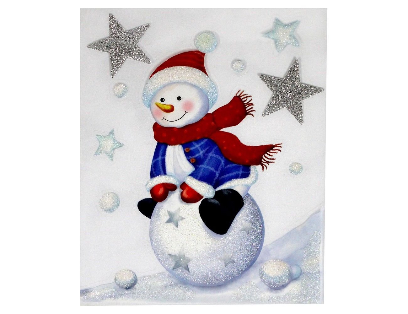 

Новогодняя наклейка на окно, 29х35 см, Peha Magic, Разноцветный, RD-61025