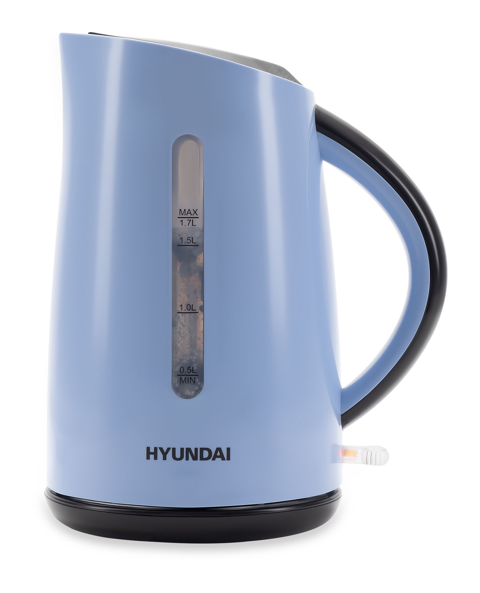 

Чайник Hyundai HYK-P2028 1.7л. 2200Вт голубой/серый (пластик)