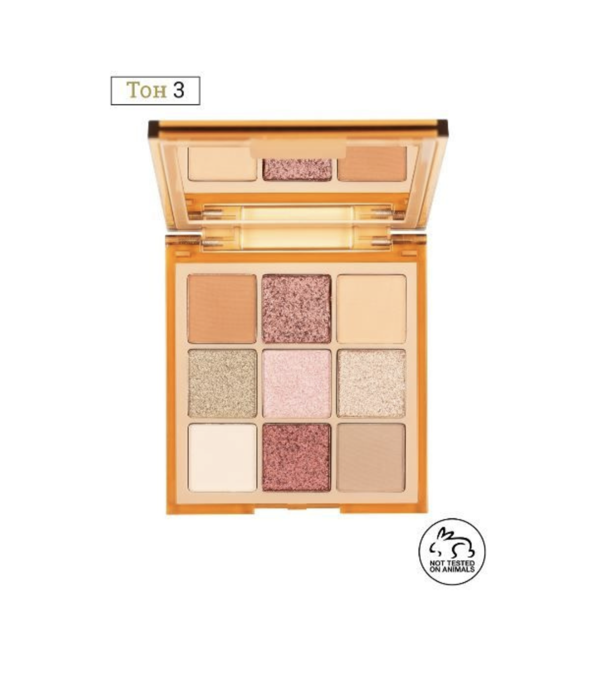 Палитра теней для век RIMALAN Nude 333-3, 9 г палитра теней tf для век nude palette тон 03