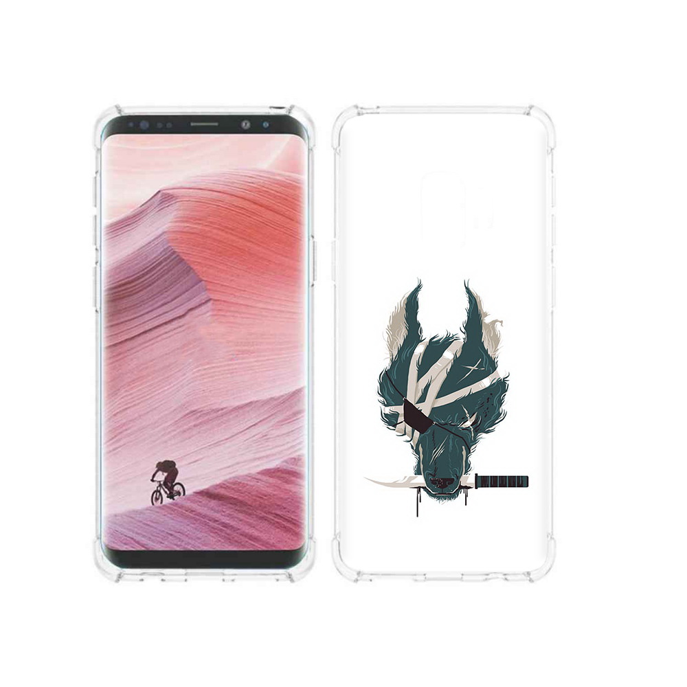 

Чехол MyPads Tocco для Samsung Galaxy S9 волк-разбойник (PT101623.567.271), Прозрачный, Tocco