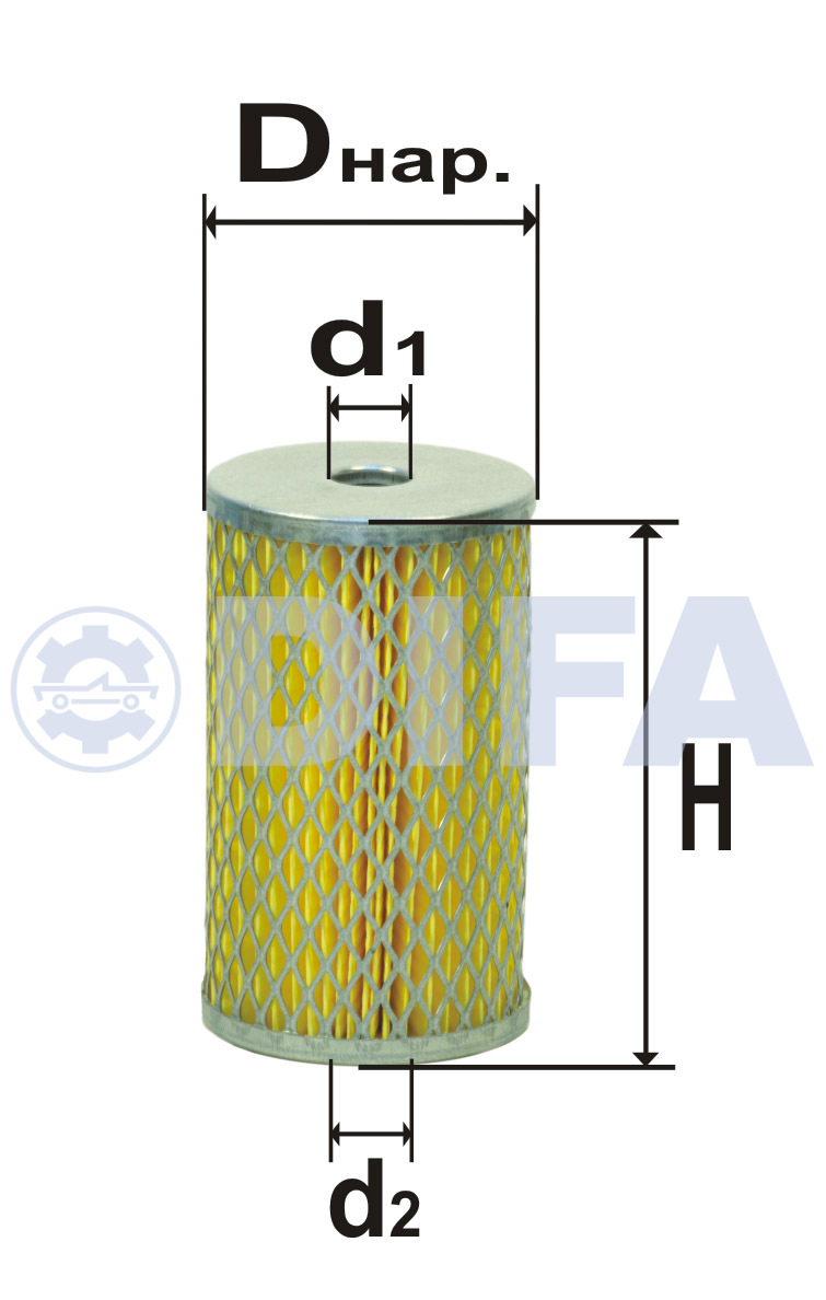 Фильтр топливный ДИФА 6305М для КАМАЗ