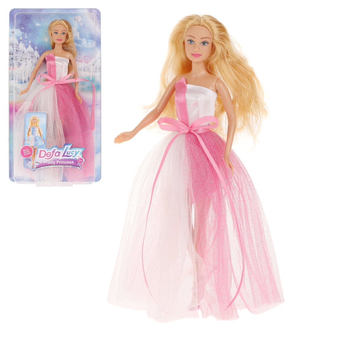 Кукла Defa Lucy 29 см. 8456 pink