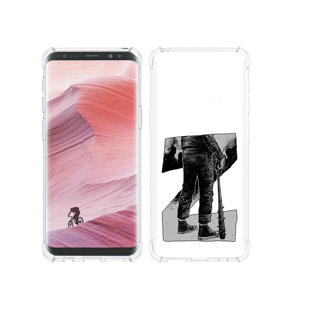 

Чехол MyPads Tocco для Samsung Galaxy S9 воин черно белый (PT101623.567.265), Tocco