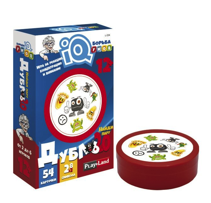 

Настольная игра Дубль 2.0 Play Land L-224, L-224