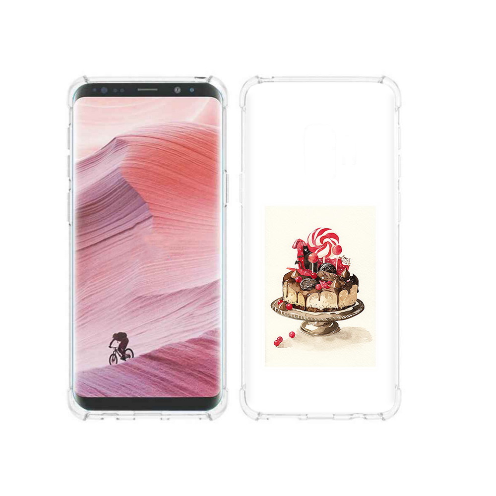 

Чехол MyPads Tocco для Samsung Galaxy S9 вкусный торт (PT101623.567.262), Прозрачный, Tocco