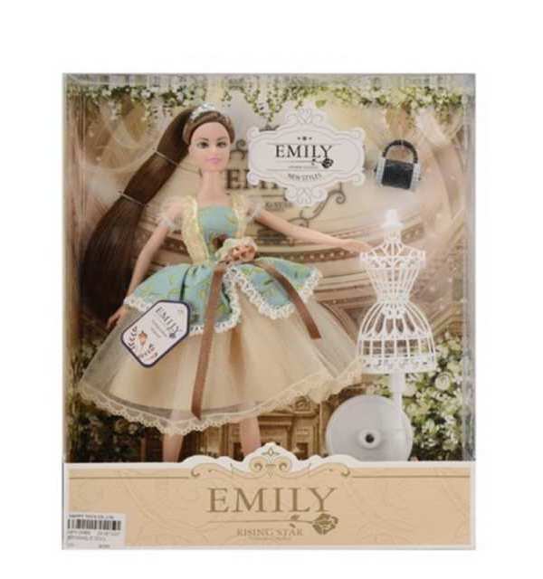 

Кукла ABtoys Emily Летняя серия, с клатчем, манекеном и аксесс. 30 см QJ078C