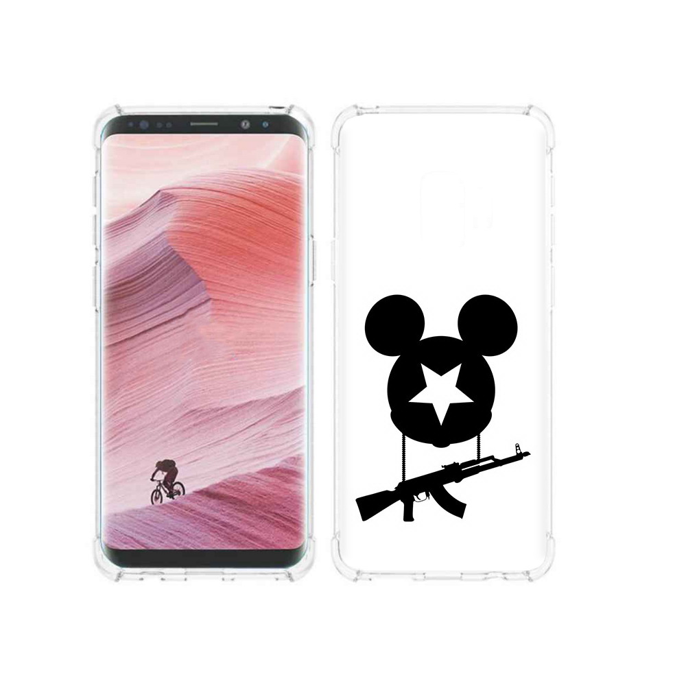 

Чехол MyPads Tocco для Samsung Galaxy S9 АК Микки (PT101623.567.26), Прозрачный, Tocco