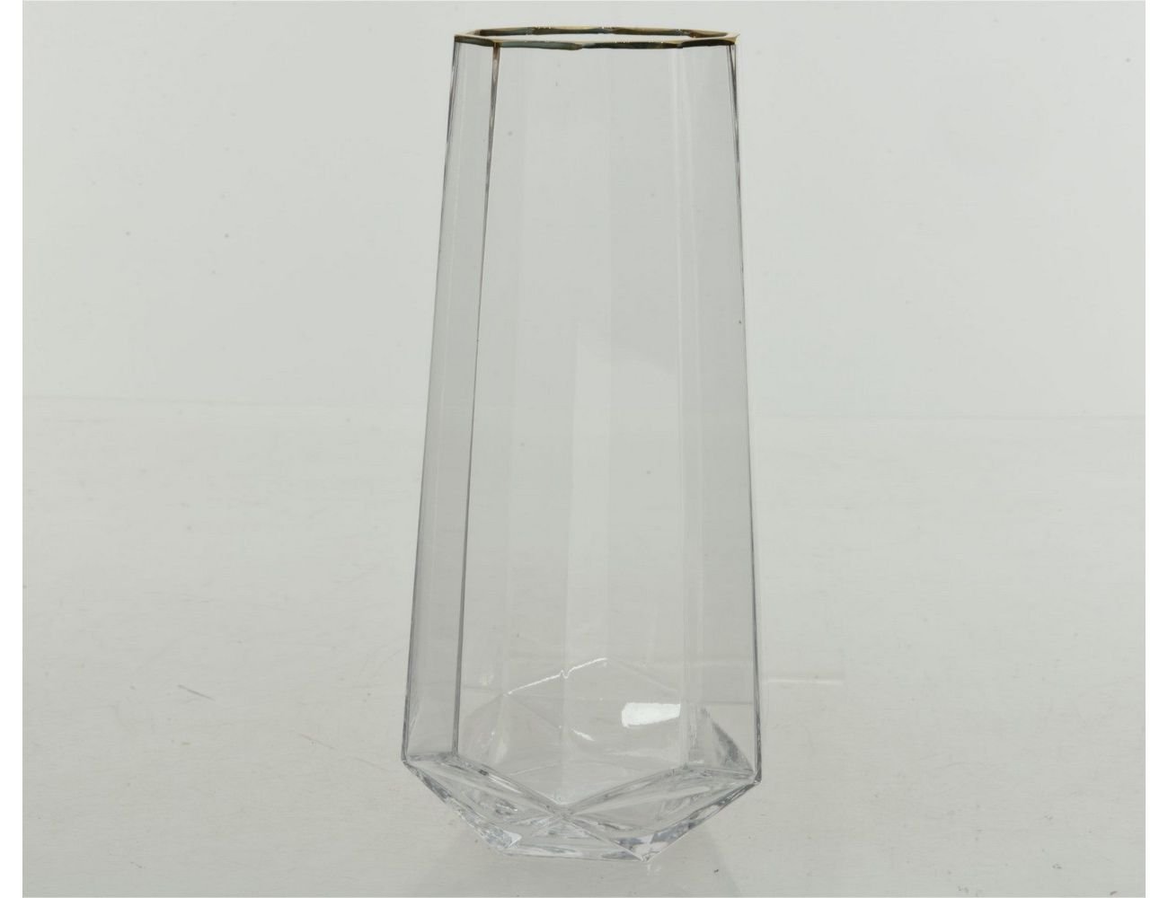 Дизайнерская стеклянная ваза БРИЖИТ, 25 см, Kaemingk