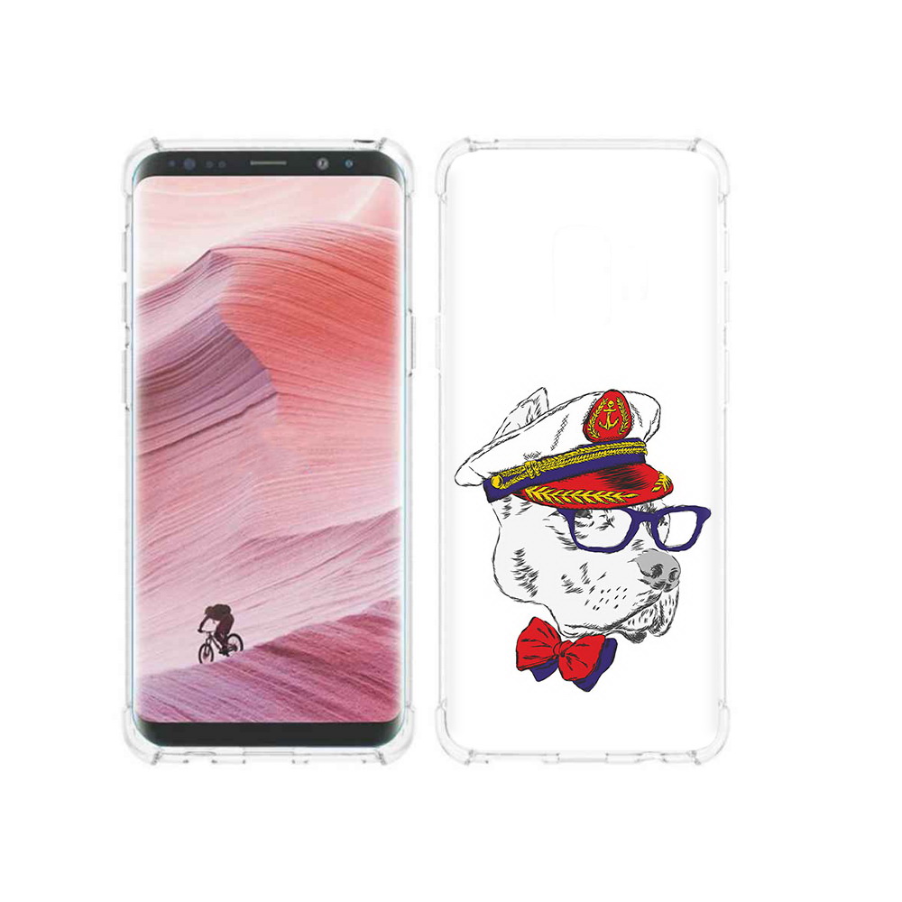 

Чехол MyPads Tocco для Samsung Galaxy S9 бульдог (PT101623.567.251), Прозрачный, Tocco