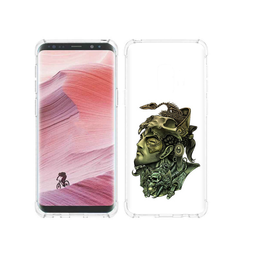 

Чехол MyPads Tocco для Samsung Galaxy S9 бронзовый воин (PT101623.567.248), Прозрачный, Tocco