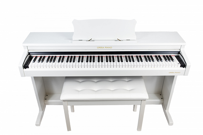 

Белое цифровое пианино OPERA PIANO DP105 WH, Белый