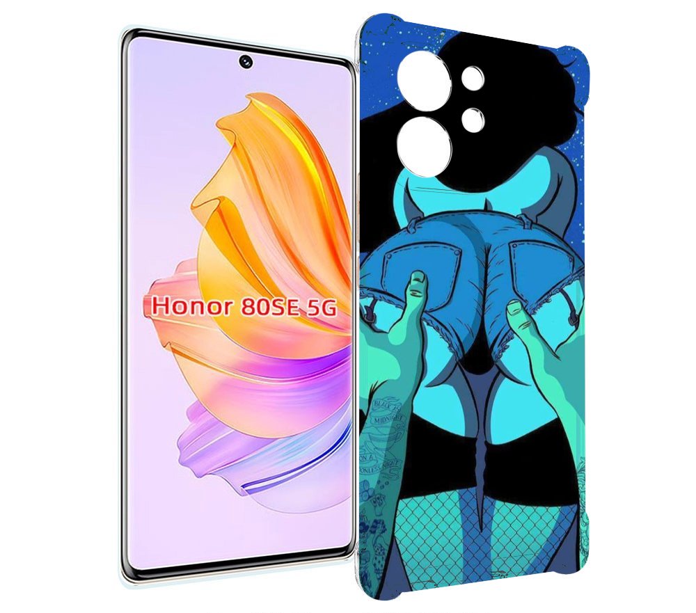 

Чехол MyPads любитель потрогать для Honor 80 SE, Прозрачный, Tocco
