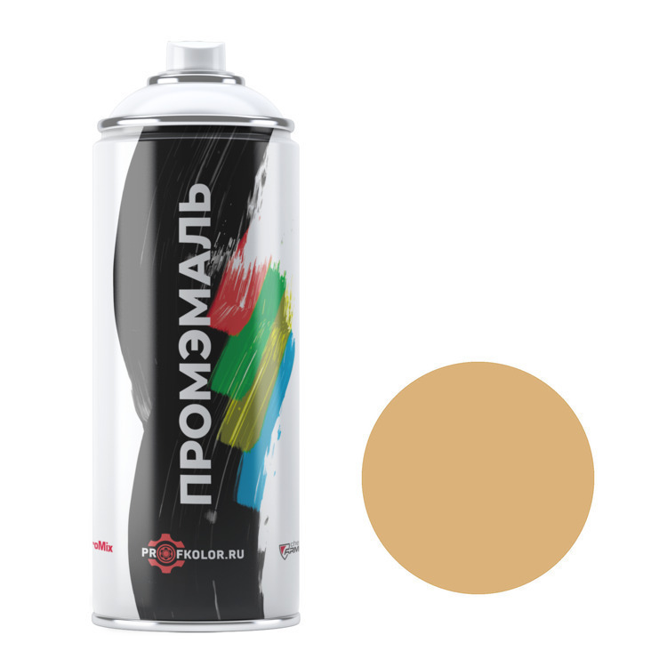 

Аэрозольная краска Profkolor RAL - RAL 1000, Gruenbeige, бежевый, матовая, 650 мл., A-RAL-Beige