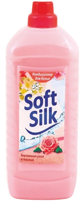 Ополаскиватель для тканей Romax Soft silk Бархатная роза и жасмин 2 л