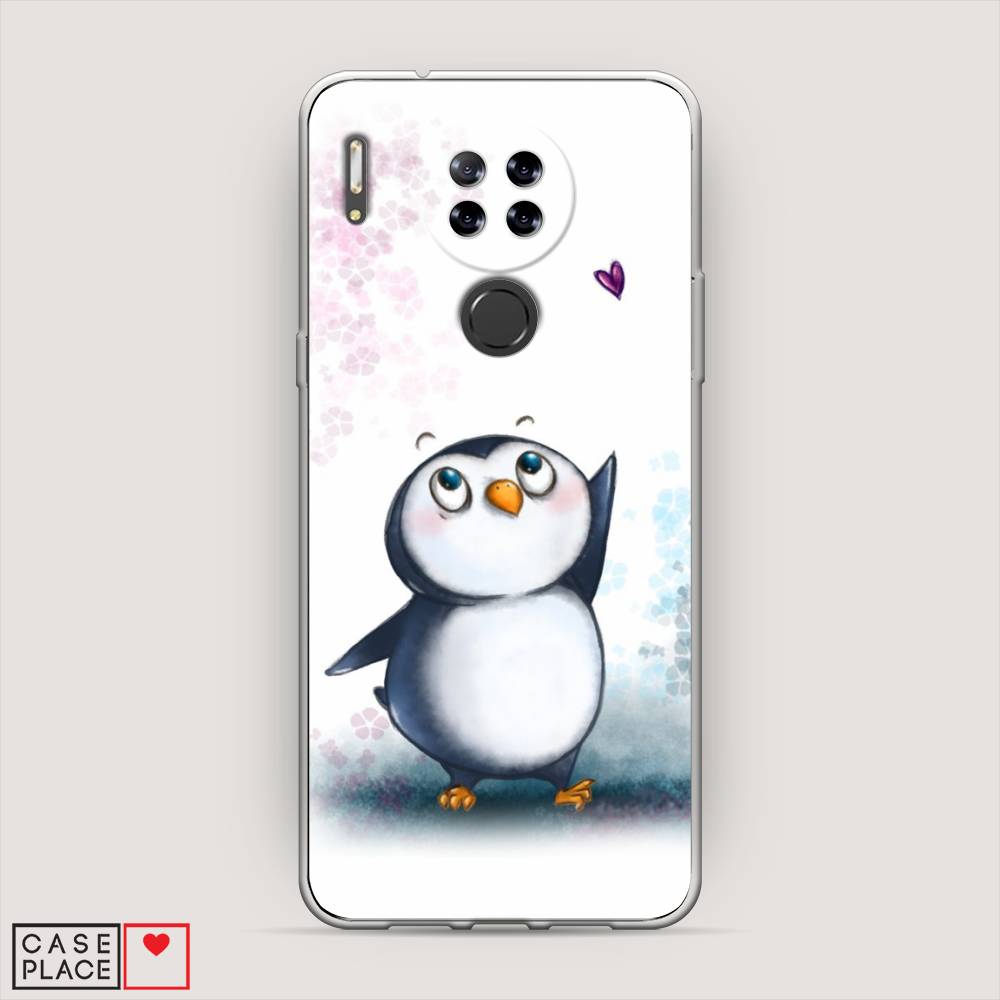 

Чехол Awog на Blackview A80 "Пингвин и сердечко", Разноцветный, 280150-1