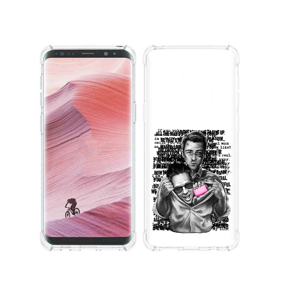 

Чехол MyPads Tocco для Samsung Galaxy S9 бойцовский клуб (PT101623.567.242), Прозрачный, Tocco