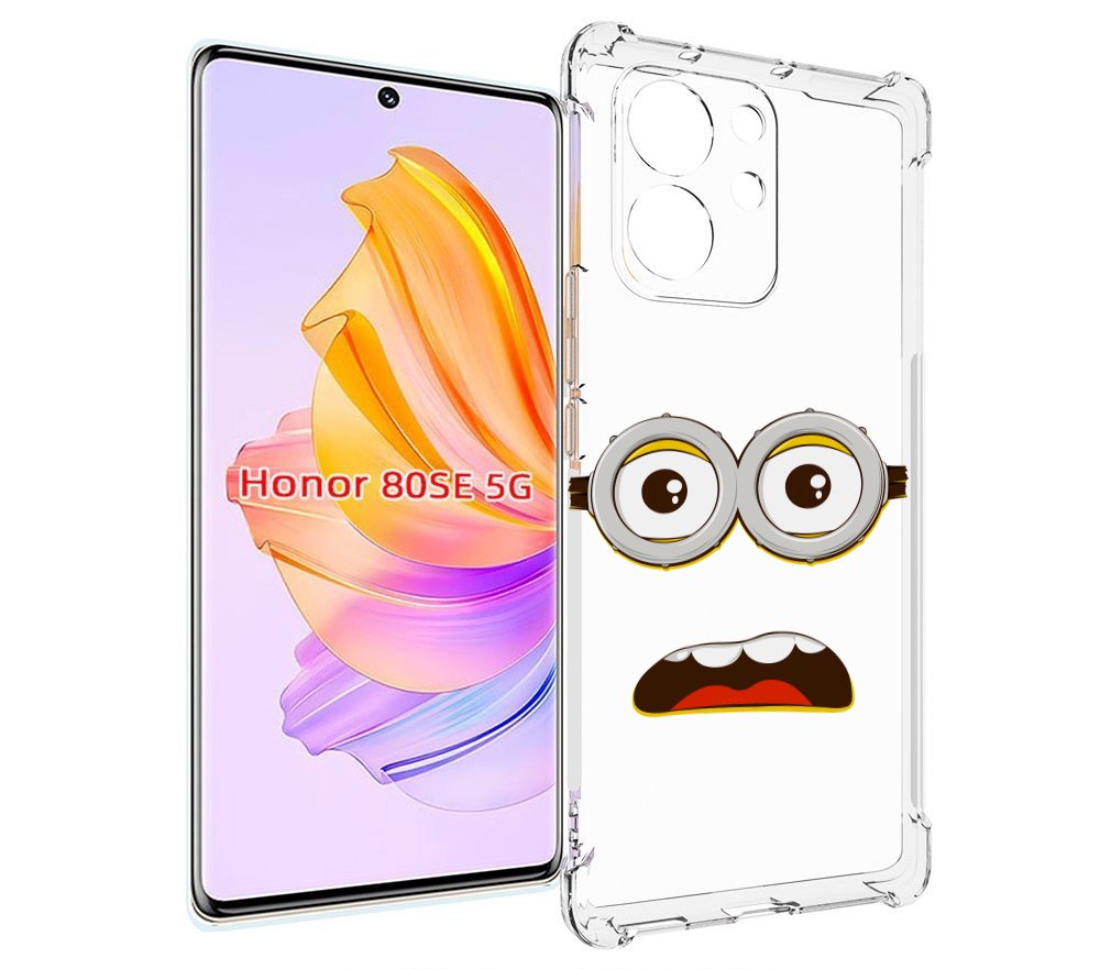 

Чехол MyPads лицо-миньона для Honor 80 SE, Прозрачный, Tocco
