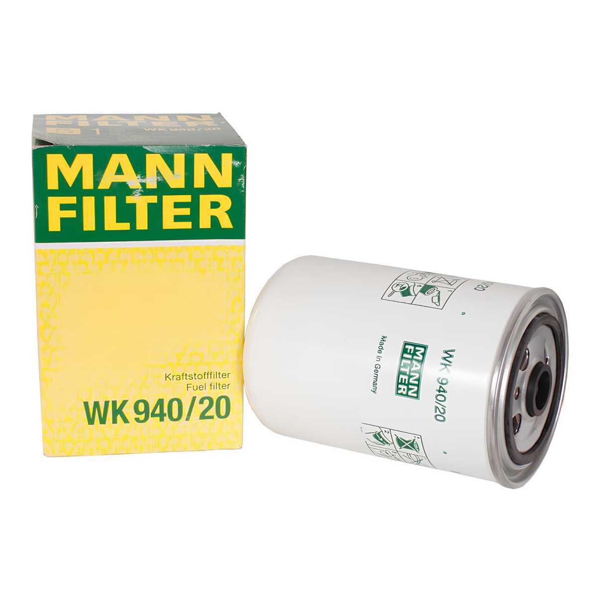 

Фильтр топливный Mann-filter WK940/20 для Renault Midlum Iveco Bus MAZ E-3 Howo