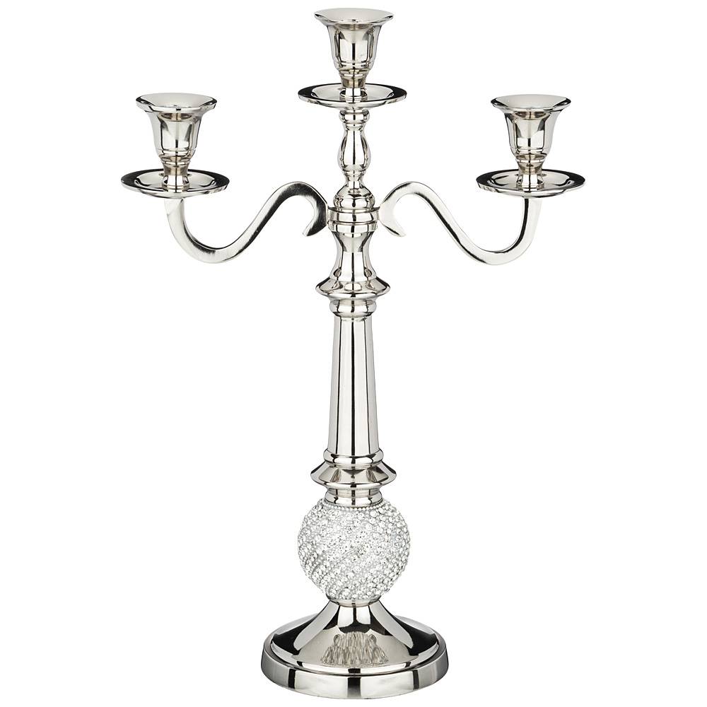 

Подсвечник Lefard Бохо на 3 свечи, 40 см, алюминий, Серебристый